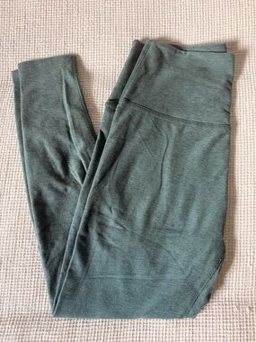 Beyond Yoga Teal Heathered Leggings
